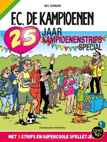 FC De Kampioenen 25 Jaar strips