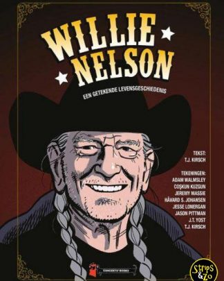 Willie Nelson een getekende levensgeschiedenis