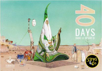 Art book Moebius 40 Days dan le desert b