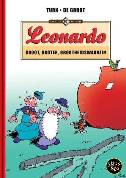 Arcadia Archief 63 Leonardo Groot groter grootheidswaanzin