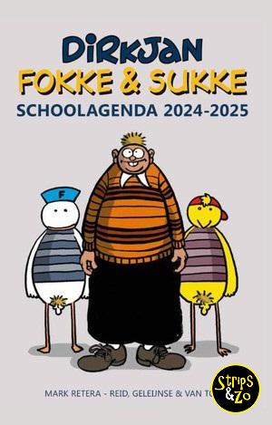 DirkJan en Fokke & Sukke schoolagenda 2024-2025