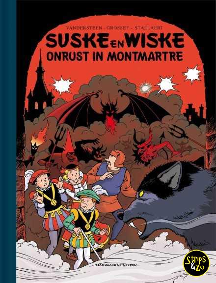 Suske en Wiske - Hommage (groot formaat) LUXE - Onrust in Montmartre